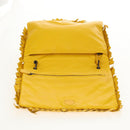 BOTTEGA VENETA INTRECCIATO Shoulder Bag Leather Yellow 239897 Auth am9513V-16