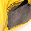 BOTTEGA VENETA INTRECCIATO Shoulder Bag Leather Yellow 239897 Auth am9513V-21