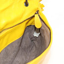 BOTTEGA VENETA INTRECCIATO Shoulder Bag Leather Yellow 239897 Auth am9513V-22