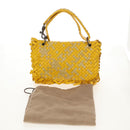 BOTTEGA VENETA INTRECCIATO Shoulder Bag Leather Yellow 239897 Auth am9513V-26