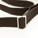 BURBERRY Nova Check Shoulder Bag Canvas Beige Silver Auth am9514V-8