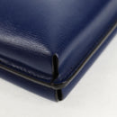 Salvatore Ferragamo Vara Chain Shoulder Phone Case Vala Blue Auth am9515V-12