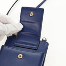 Salvatore Ferragamo Vara Chain Shoulder Phone Case Vala Blue Auth am9515V-17