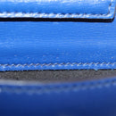 Salvatore Ferragamo Vara Chain Shoulder Phone Case Vala Blue Auth am9515V-24