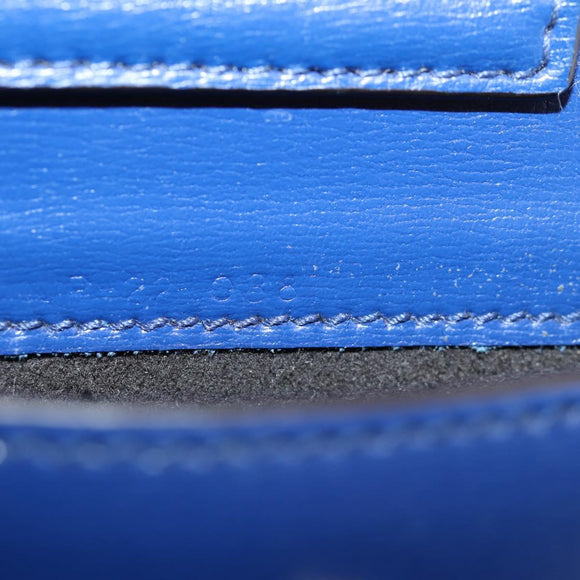 Salvatore Ferragamo Vara Chain Shoulder Phone Case Vala Blue Auth am9515V