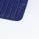 Salvatore Ferragamo Card Case Coin Purse Leather Blue Auth am9516V-15