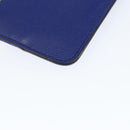 Salvatore Ferragamo Card Case Coin Purse Leather Blue Auth am9516V-16