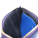 Salvatore Ferragamo Card Case Coin Purse Leather Blue Auth am9516V-19