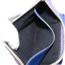 Salvatore Ferragamo Card Case Coin Purse Leather Blue Auth am9516V-20