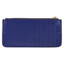 Salvatore Ferragamo Card Case Coin Purse Leather Blue Auth am9516V-2