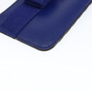 Salvatore Ferragamo Card Case Coin Purse Leather Blue Auth am9516V-14