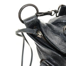 BALENCIAGA The First Hand Bag Leather 2way Black 103208 Auth am9518V-22