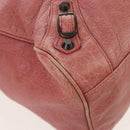 BALENCIAGA Classic Vero Hand Bag Leather 2way Pink 235216 Auth am9519V-14