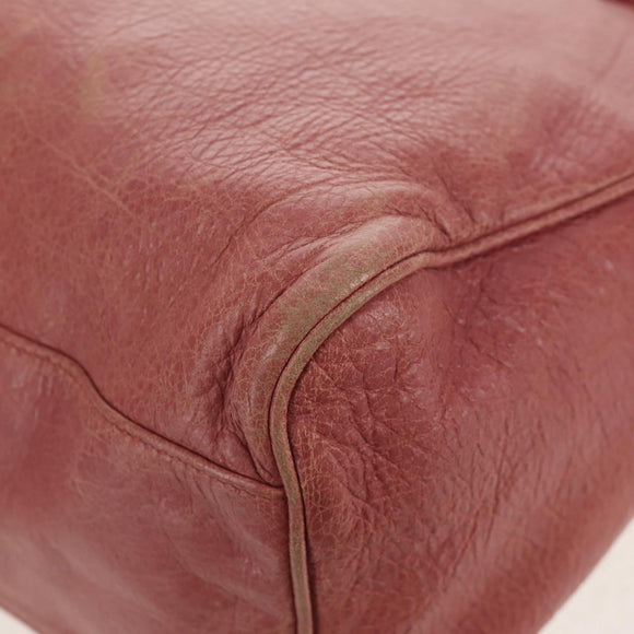 BALENCIAGA Classic Vero Hand Bag Leather 2way Pink 235216 Auth am9519V