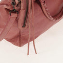 BALENCIAGA Classic Vero Hand Bag Leather 2way Pink 235216 Auth am9519V-20