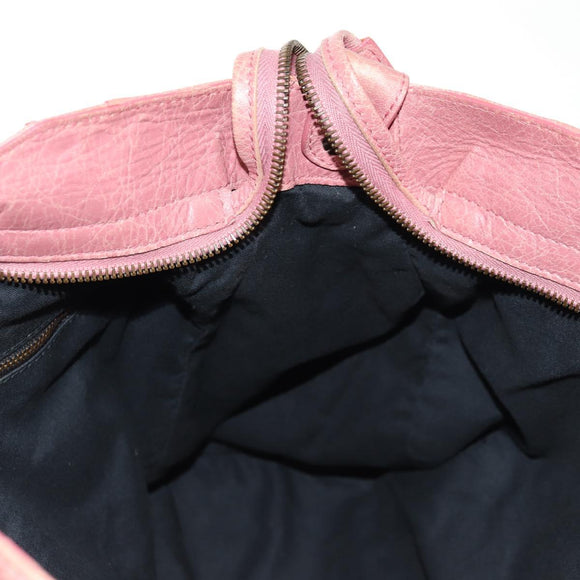 BALENCIAGA Classic Vero Hand Bag Leather 2way Pink 235216 Auth am9519V