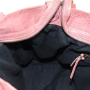 BALENCIAGA Classic Vero Hand Bag Leather 2way Pink 235216 Auth am9519V-25