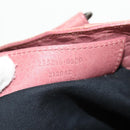 BALENCIAGA Classic Vero Hand Bag Leather 2way Pink 235216 Auth am9519V-28