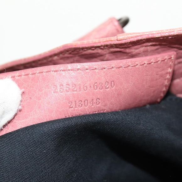 BALENCIAGA Classic Vero Hand Bag Leather 2way Pink 235216 Auth am9519V