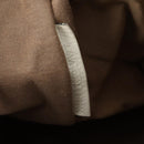 FENDI Zucchino Canvas Shoulder Bag Black Gold Auth am9520V-12