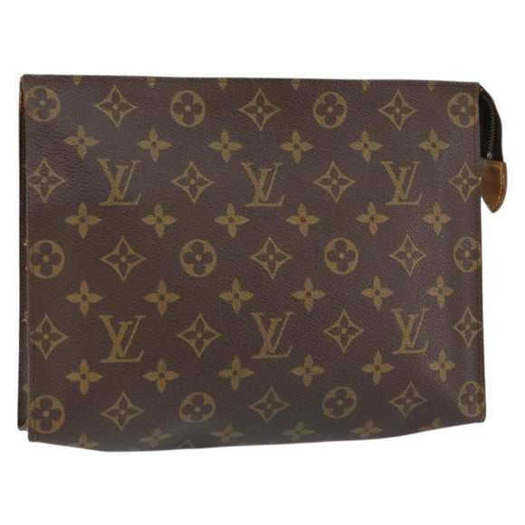 LOUIS VUITTON Monogram Poche Toilette 26 Pouch M47542 LV Auth am9521