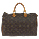 LOUIS VUITTON Monogram Speedy 35 Hand Bag M41524 LV Auth am9526-2