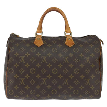 LOUIS VUITTON Monogram Speedy 35 Hand Bag M41524 LV Auth am9526 - 0