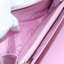 CHANEL Matelasse Cambon Line Long Wallet Leather Pink Silver CC Auth am9532-19