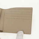 SAINT LAURENT Wallet Leather Beige Auth am9533M-16