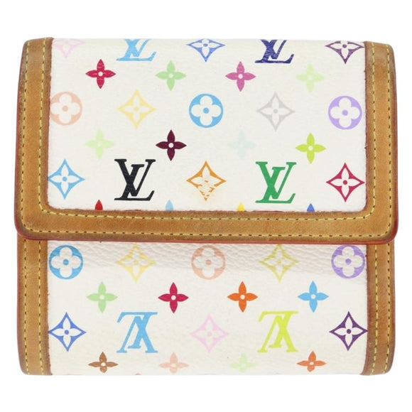 LOUIS VUITTON Multicolor Porte Monnaie Billets Cartes Credit M92983 Auth am9535V