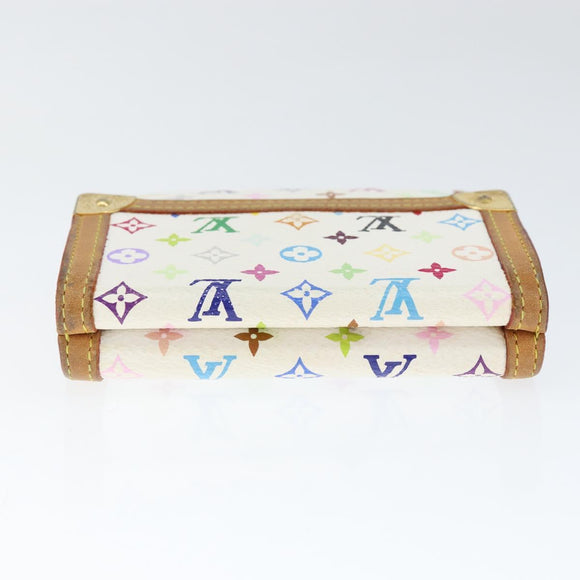 LOUIS VUITTON Multicolor Porte Monnaie Billets Cartes Credit M92983 Auth am9535V