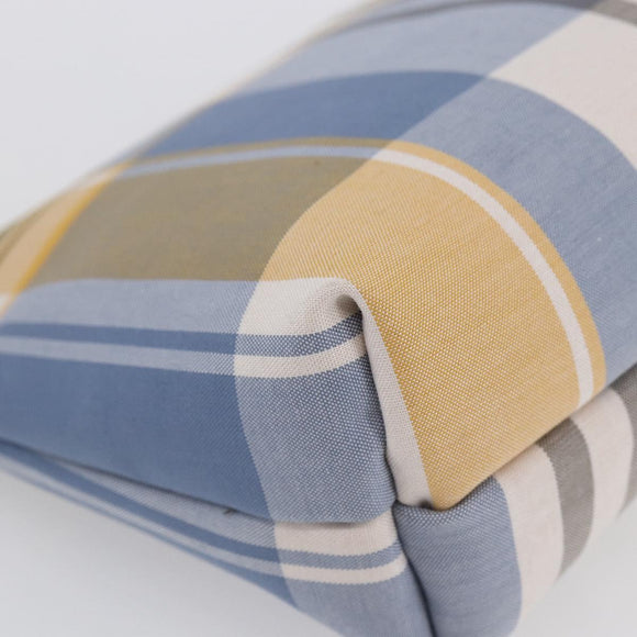 BURBERRY Nova Check Pouch Canvas Light Blue Auth am9536V