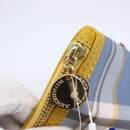 BURBERRY Nova Check Pouch Canvas Light Blue Auth am9536V-9