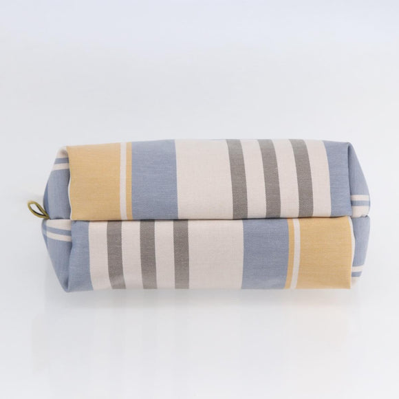 BURBERRY Nova Check Pouch Canvas Light Blue Auth am9536V