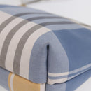 BURBERRY Nova Check Pouch Canvas Light Blue Auth am9536V-7