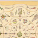 HERMES Carre 90 Scarf ""Qu importe le flacon"" Silk Beige Auth am9538-3