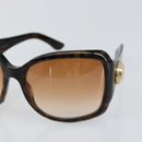 GUCCI Interlocking G Sunglasses plastic Dark Brown Auth am9542-8