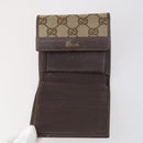 GUCCI GG Canvas Wallet 6 Set Beige Auth am9543-11