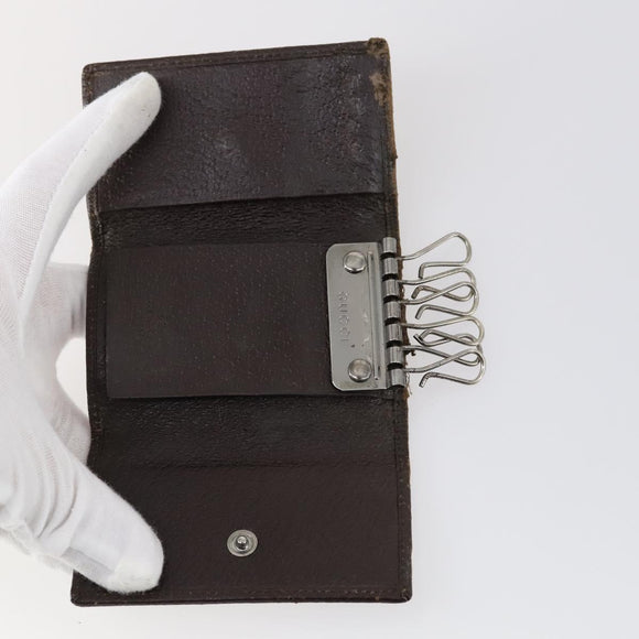 GUCCI GG Canvas Wallet 6 Set Beige Auth am9543