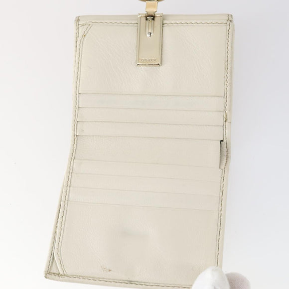 GUCCI GG Canvas Wallet 6 Set Beige Auth am9543