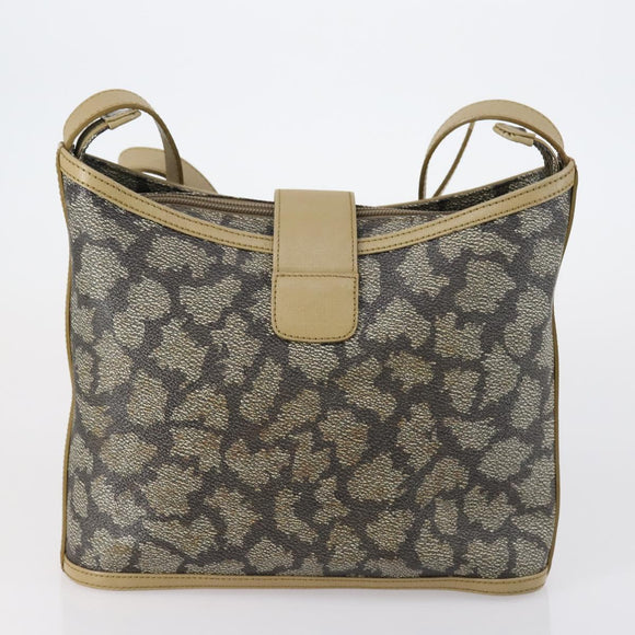 SAINT LAURENT Loewe Shoulder Bag PVC 2 Set Brown Black Auth am9546