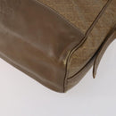 SAINT LAURENT Loewe Shoulder Bag PVC 2 Set Brown Black Auth am9546-8