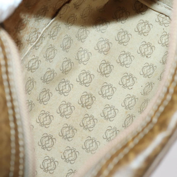 SAINT LAURENT Loewe Shoulder Bag PVC 2 Set Brown Black Auth am9546