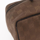 GUCCI GG Canvas Vanity Pouch Brown 106646 Auth am9547V-14