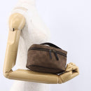 GUCCI GG Canvas Vanity Pouch Brown 106646 Auth am9547V-22