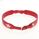 GUCCI Horsebit GUCCI × ADIDAS Belt Leather 40.6"" Red 625854 Auth am9549M-8