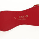 GUCCI Horsebit GUCCI × ADIDAS Belt Leather 40.6"" Red 625854 Auth am9549M-10