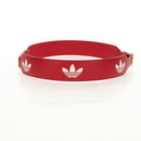 GUCCI Horsebit GUCCI × ADIDAS Belt Leather 40.6"" Red 625854 Auth am9549M-3