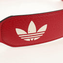 GUCCI Horsebit GUCCI × ADIDAS Belt Leather 40.6"" Red 625854 Auth am9549M-6