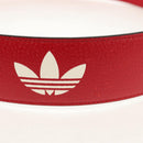 GUCCI Horsebit GUCCI × ADIDAS Belt Leather 40.6"" Red 625854 Auth am9549M-7